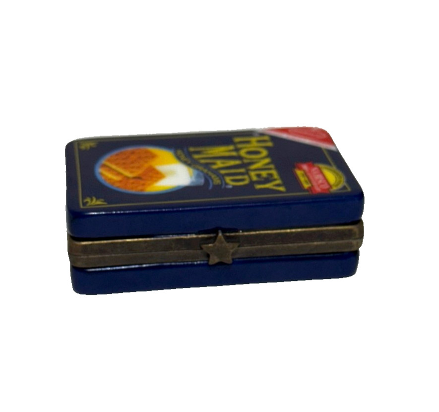 PHB Porcelain Hinged Box Honey Maid Graham Crackers Nabisco 50th Anniversary