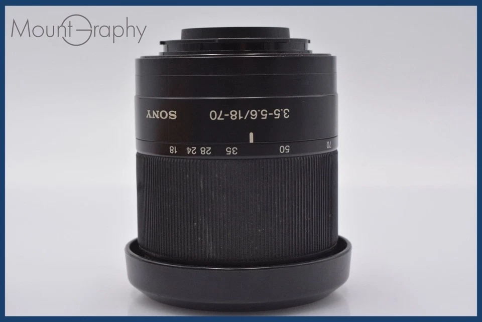 "Lente MACRO SONY DT 18-70mm F3.5-5.6 con Tapas y Capucha - Excelente Estado" Foto 2 de 4