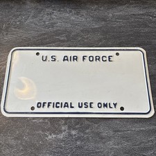 Vintage U.S. Air Force License Plate Official...