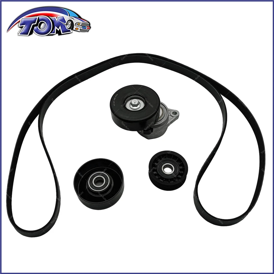 Cinturón Serpentine para 97-01 Mercury Mountaineer 96-01 Ford Explorer 90K-38161 Foto 3 de 4