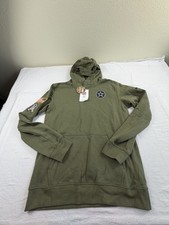 DALLAS COWBOYS 2025 NFL NIKE Sz XL Youth 18/20 SALUTE TO SERVICE SIDELINE Hoodie