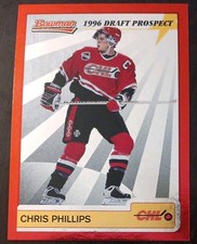 1996 Bowman Chris Phillips Draft Prospect #P28 Hockey Card