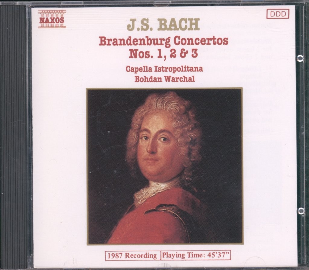8550047 Capella Istropolitana, Bohdan Warchal Bach - Brandenburg Concertos Nos