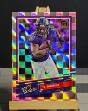 2020 Donruss #TR-KD JK Dobbins RC The Rookies Foil Insert Ravens Football Card