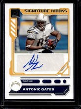 2023 Panini Donruss Antonio Gates Signature Marks Auto #SM-AG Chargers
