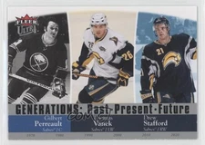 2007 Fleer Ultra Generations: Past Present Future Gilbert Perreault Thomas Vanek