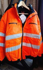 MASCOT Arbeitsjacke Herren XL Winter  Sicherheits-Jacke ORANGE