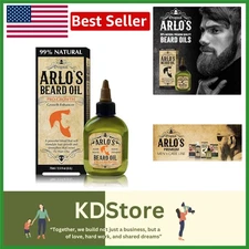 Natural Beard Oil 2.5oz Pro-Growth Enhancer Moisturizes All Hair Types