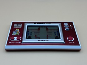 Nintendo Game & Watch MARIO'S CEMENT FACTORY ML-02 1983 New Old Stock