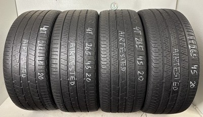 NO SHIPPING ONLY LOCAL PICK UP Set 4 Tires 265 45 20 Continental CrossContact