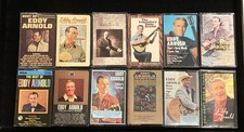 Eddy Arnold Cassette Lot Of 12: Best Of,One More Time, Legendary Country Music