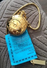 Camel Gold Tone Pocket Watch w/ FOB. 80th Anniversary
