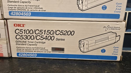 Oki C5100 / C5150 / C5200 / C5300 / C5400 Series Set of 4 KYCM Toner Cartridge - Picture 6 of 8