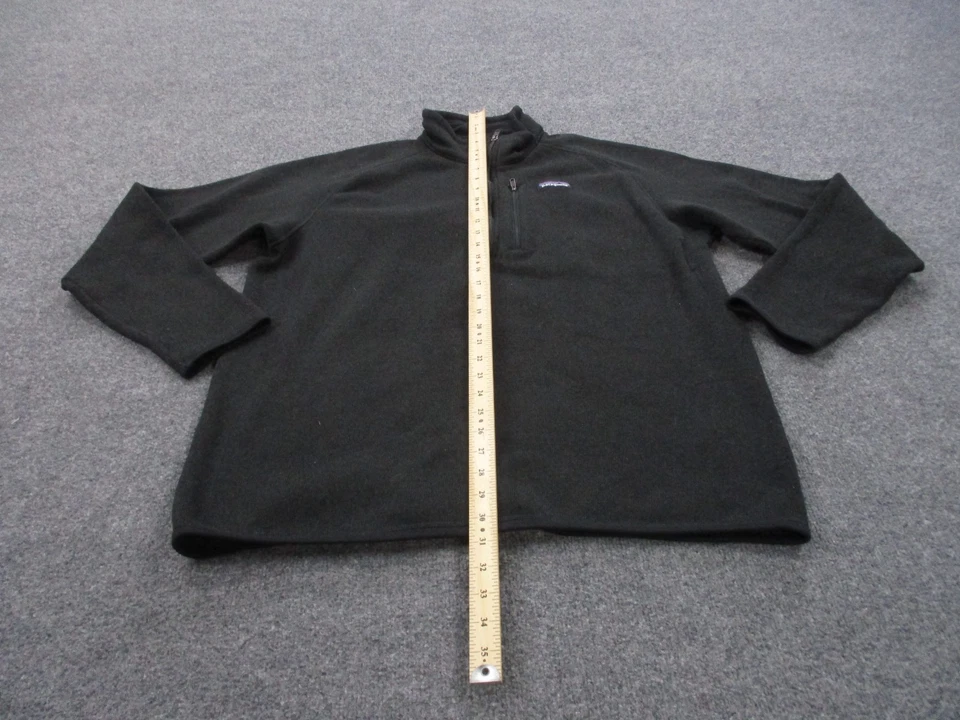 Chaqueta Patagonia Hombres XL Negra Mejor Suéter Polar Jersey Aire Libre Senderismo 25522 Foto 3 de 4