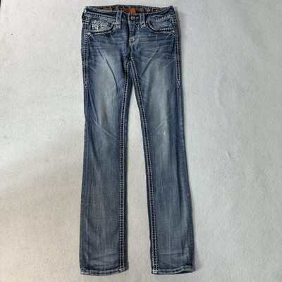 Rock Revival Jena Straight Leg Jeans Women s 25 Stretch Low Rise ￼