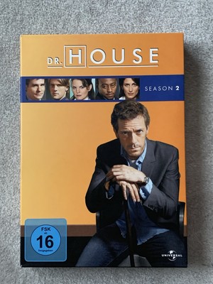 Dr. House - Staffel 2 - 2006 DVD Box, [6 Discs] - Hugh Laurie