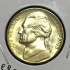 U.S. Jefferson Nickel Wonder Tone Gem BU 1943-S