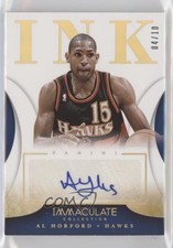 2013-14 Panini Immaculate INK Gold 4/10 Al Horford #33 Auto 10ba