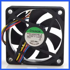 SUNON PSD1206PHB1-A 6015 DC12V 3.04W 6CM 4-Wire Server Cooling Fan