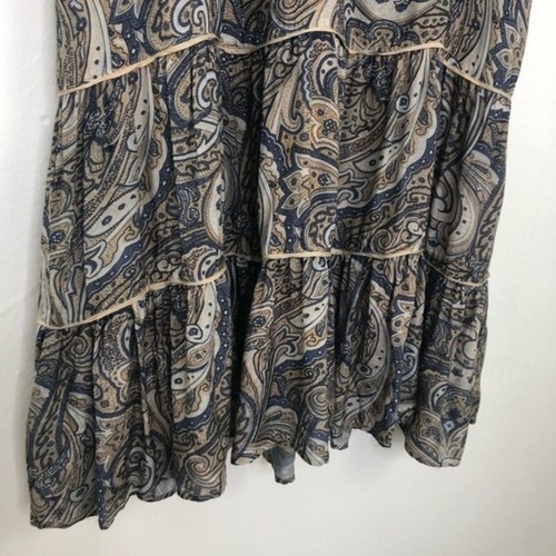 Mos Mosh Tinka Chintz Paisley Tiered Dress Size Small - Picture 12 of 16