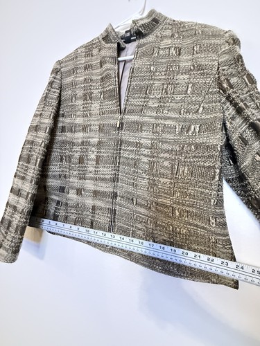✨ Luxe Textured Wool Blend Blazer – Linda Allard for Ellen Tracy, Size 16 ✨ - 第 14/24 張圖片