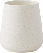 Beige Toothbrush Holder for Bathroom - Ceramic Tooth Brushing Holders,