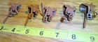 original vintage lot 5 Marx playset saddles