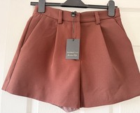 River Island Women’s Tailored Shorts Brown Size 8 Brand New