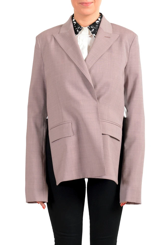Blazer para mujer Hugo Boss "Agine192FS" púrpura espalda abierta talla 2 4 6 8 10 12