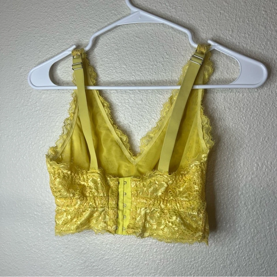 Cosabella PETRA1383 Pret A Porter 长线蕾丝文胸黄色 XS — 第 4/4 张图片