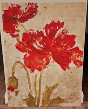 油彩画　【花】　抽象 0_1fe4cabcfecd962d254d90803564