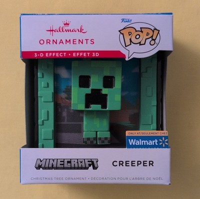 Hallmark Minecraft Creeper 3-D Christmas Ornament Green Plastic 2025