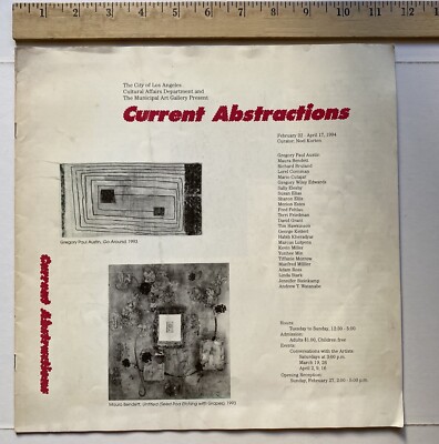 Current Abstractions / Illusions of Reality RARE Events Program LOS ANGELES 1994