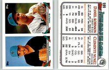 Daniel Robinson Clemente Nunez 1993 Topps Inaugural Rockies Stamped #599 Marlins