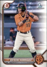 2022 BOWMAN PROSPECT 1ST SAN FRANCISCO GIANTS - ANTHONY RODRIGUEZ #BP-26