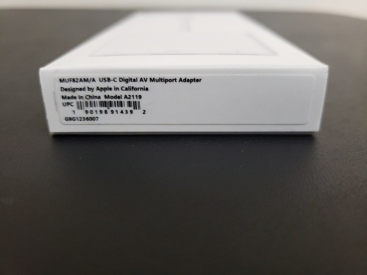 NEW Genuine Apple USB-C to Digital AV Multiport Adaptor