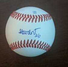 STERLIN THOMPSON Signed Autographed Official SEC Baseball, FLORIDA, ROCKIES