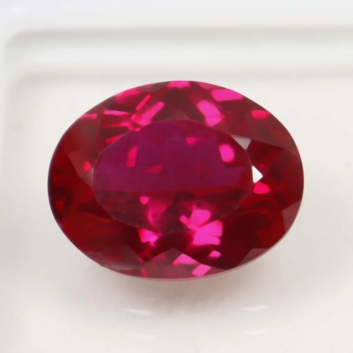 Untreated 6.20 Ct Natural Mozambique Red Ruby Oval Gemstone GIE Certified 1040 - Picture 3 of 7