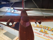 Wooden Wind Tunnel Model Aircraft