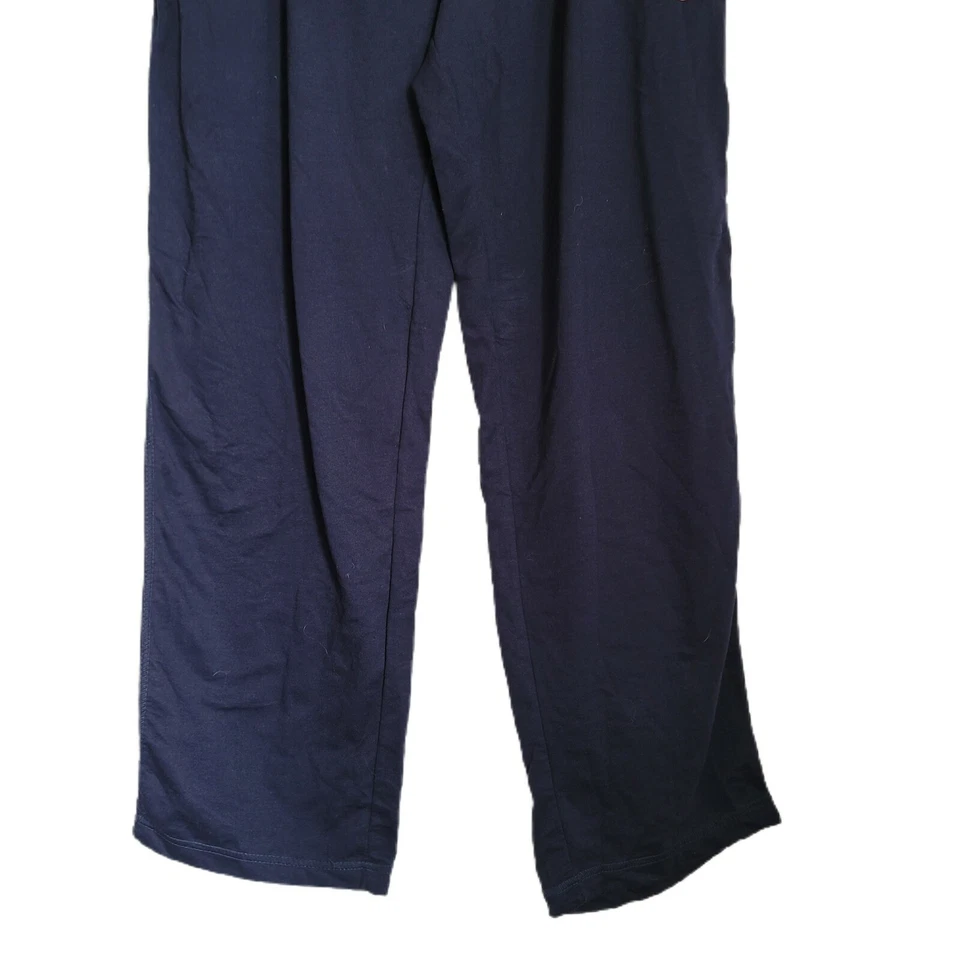 Equipo Pantalones Para Hombre L Grandes Azul Marino Pierna Recta Bolsillos Naranja Rayas Pantalones de Sudadera Foto 3 de 4