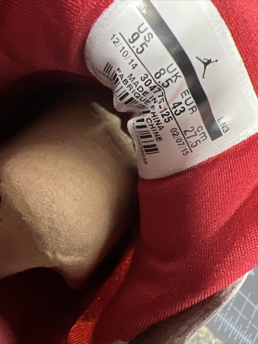 Air Jordan 7 VII Hare 2015 304775-125 - Men’s 9.5 Preowned - NO Box - Picture 11 of 24