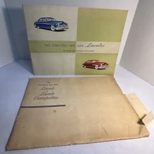 LINCOLN “The Completely New 1949 Lincoln & Cosmopolitan” Catalog SUPER RARE!