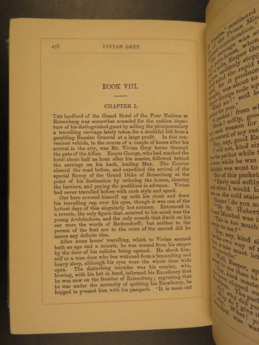 1881 Novels Earl Beaconsfield Disraeli Sybil Vivian Grey Venetia Coningsby 11v - Picture 12 of 12