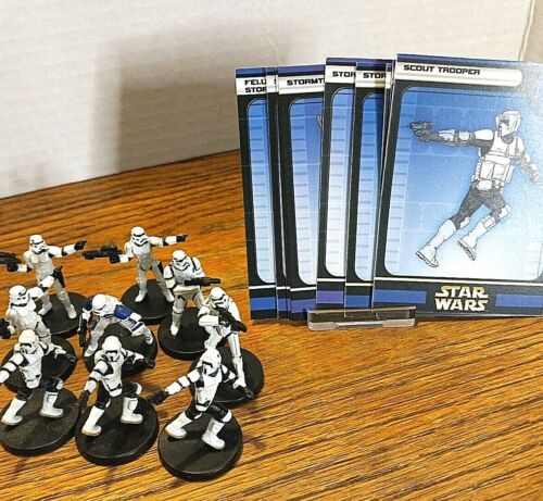 Star Wars Miniatures ASST TROOPERS, OFFICERS TTL 9 (SEE DESCRIPTION) - Picture 1 of 2