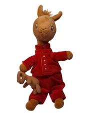 Cuddle Barn 2018 14” Llama Lama Red Pajama Talking Plush with Its Own Stuffy.