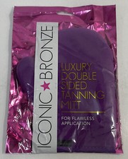 Iconic Bronze Luxury Double Sided Tanning Mitt for Flawless Application