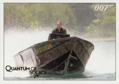 James Bond Archives 2015 - #028 Quantum of Solace Gold Parallel Card #094/125