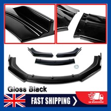 For Vauxhall For Corsa C E D VXR Front Bumper Lip Spoiler Splitter Protector Kit