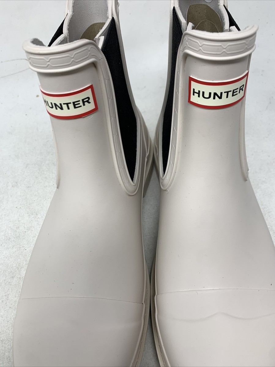 HUNTER Commando Chelsea Boots for Women - Rubber Size 7 (GR806) | eBay