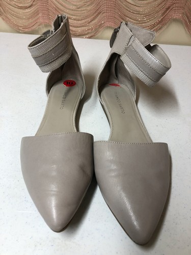 Franco Sarto Gris Puntera en Punta Tira al Tobillo Zapatos para mujeres 10M  | eBay